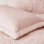 Édredon en fausse fourrure Blush Ultra - médaillon brodé double / grand soir