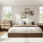 Wood Platform Bed Frame,Wooden Bed Frame Without Headboard, Wood Slat Support-2093448980-2093448983