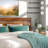 Acacia Christoper Premium Solid Wood Platform Bed with Headboard, Mid Century Queen Bed Frame, High Back Design with Brown Finish, No Box Spring Needed, 800lb Capacity-91742379-91742380