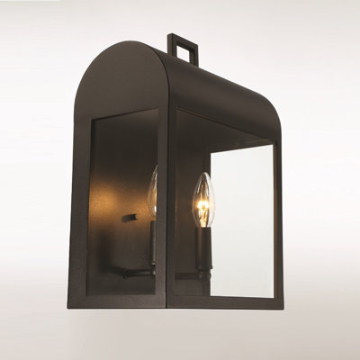 Lanterne d'extérieur 2 lumières Soyar, noir