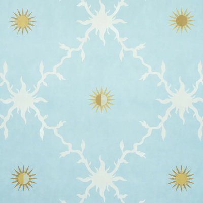 Papier peint à motif de treillis Palladio
