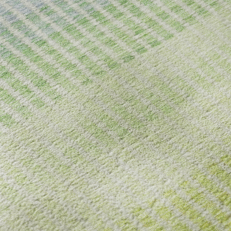 Premium Machine Washable Mayfield AMF2313 Stripes Rug, Paprika, 5' x 7'6"