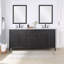 Alsup 72'' Free Standing Double Bathroom Vanity with Calacatta Quartz Top-91286471