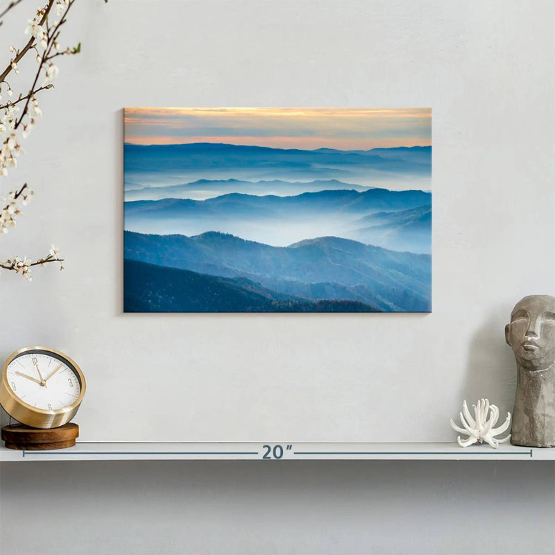 Kerrick Calming Mountainscape Contour, 8" H x 12" W