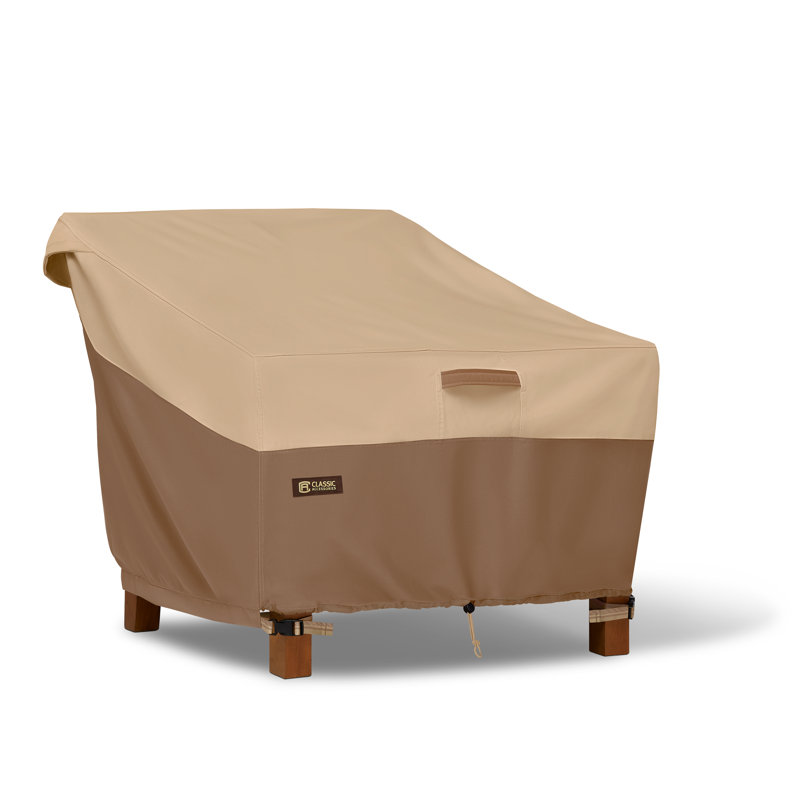 Housse pour chaise de patio Veranda Best, H 32 po x l 38 po x P 35 po, Brun / beige