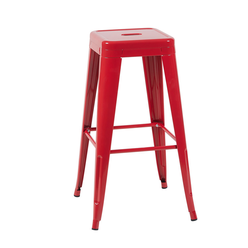 Tabouret de comptoir, Rouge, 2