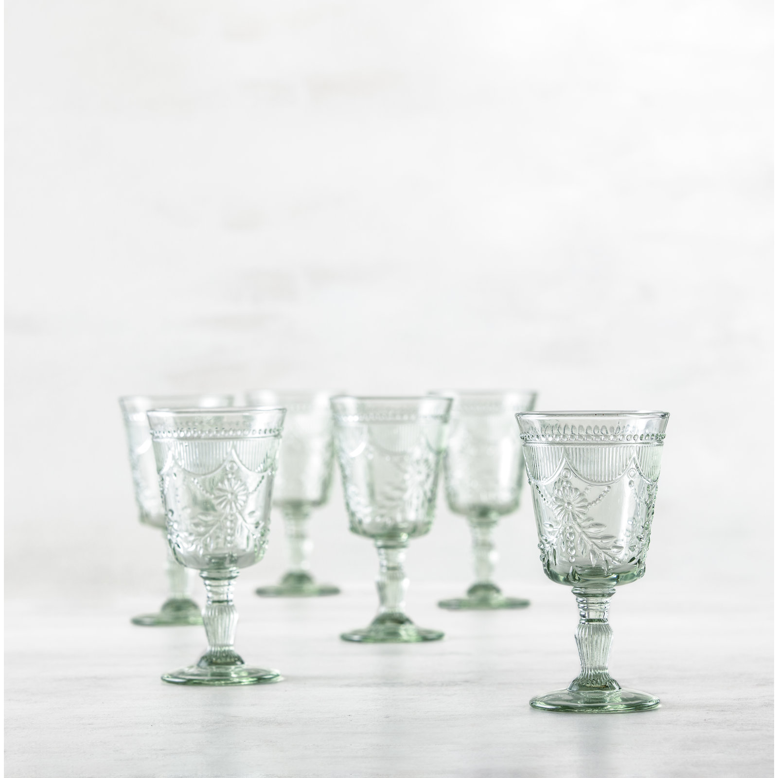 Fortessa Debutante Glass Goblet, Green