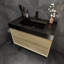 Ensemble de meuble-lavabo simple mural 30 po Golitz-966540148