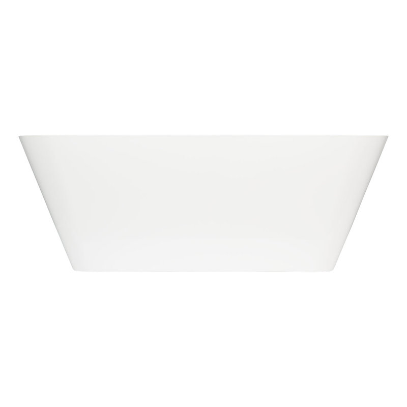 Signature Hardware Inoma 66'' x 31'' Freestanding Soaking Solid Surface Bathtub