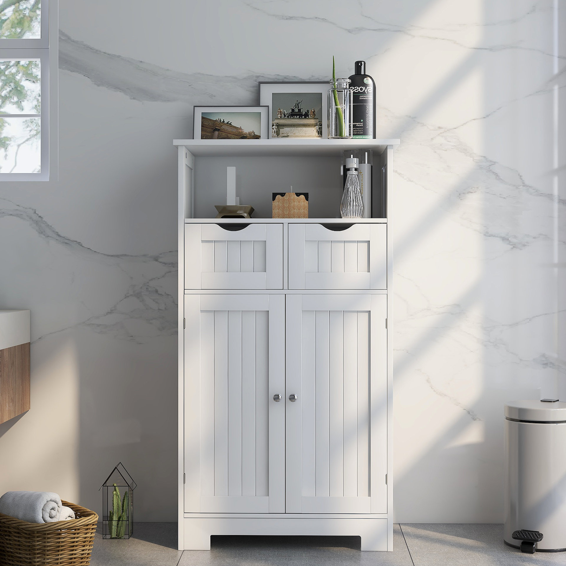 Idalou Freestanding Bathroom Cabinet