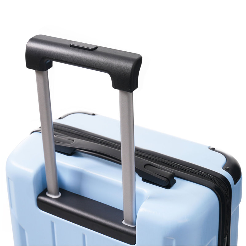 Bagage à main 20 pouces Hardshell, valise légère en ABS durable avec roulettes, serrure TSA intégrée, 2 cubes de rangement