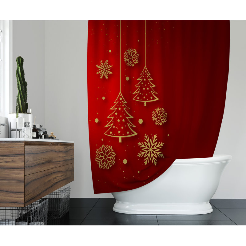 Bel-Air Shower Curtain, 70" H x 71" W