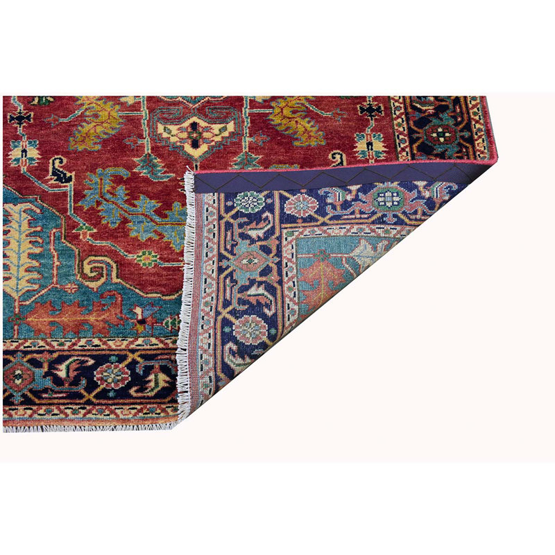 Elegant Wool Oriental Area Rug, Rectangle 3' x 5'