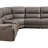 Synthetic Leather Motion Sectional Sofa