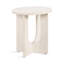 Table d'appoint ovale en bois-1124430815