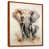 Brown Floater Framed