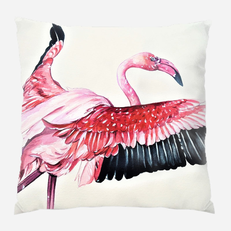 Coussin décoratif Nyla, Microsuède, Intérieur