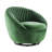 Upholstered Swivel Barrel Chair-1301299456