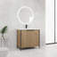 Meuble-lavabo autoportant élégant avec des caractéristiques avancées pour un rangement optimal