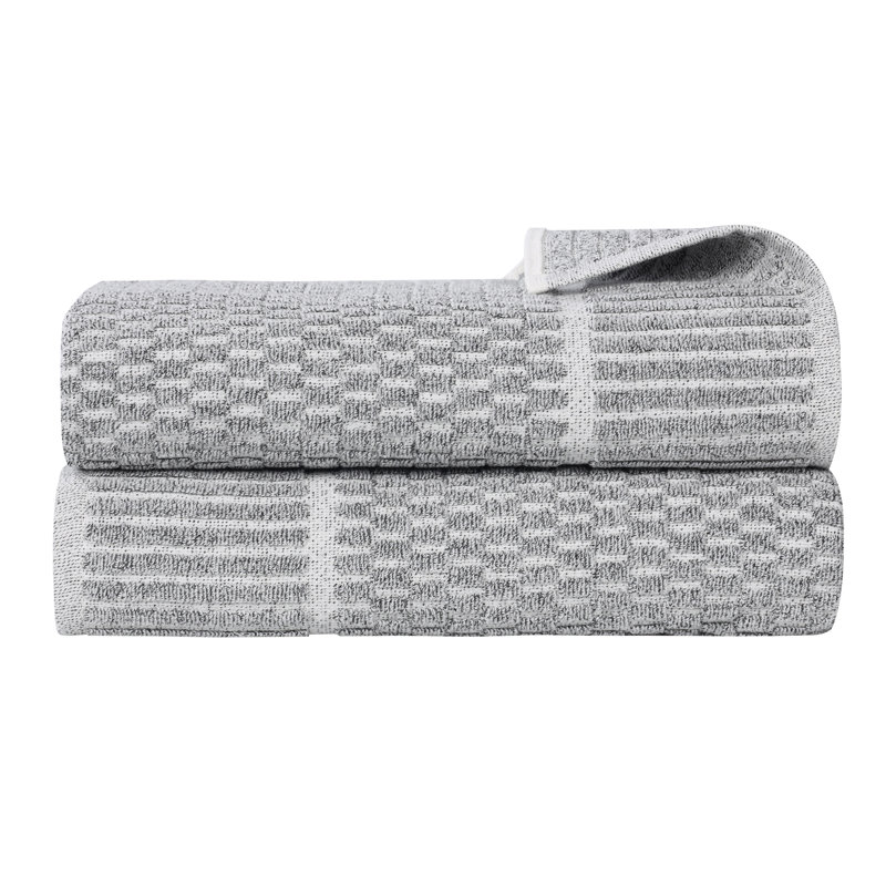 Drap de bain Juno, Drap de bain - paquet de 2, Gris anthracite