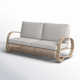 Sintra 66.1'' Outdoor Loveseat with Cushions