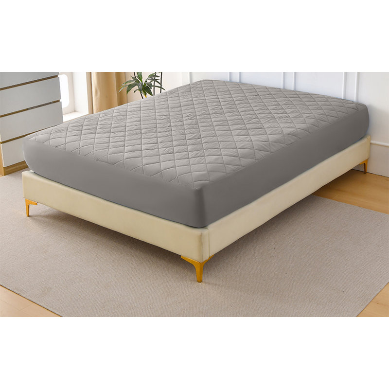 Waterproof And Thick Mattress Protective Pad - Breathable And Dustproof Fit Bed Sheet Design Skin Friendly Bed Cover Suitable For Home Dormitory And Hotel Use