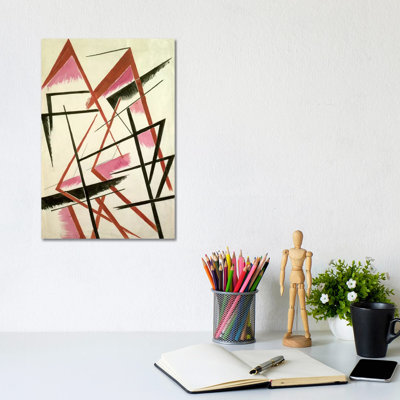 Linear Construction, C.1921 1 Piece Wrapped Canvas Wall Art