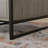 L-Shaped Desk, Brown Finish