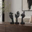 Ensemble de 3 petites figurines de décorateur de maison blanche, 3 pièces, 6 pièces, blanc-2076275513