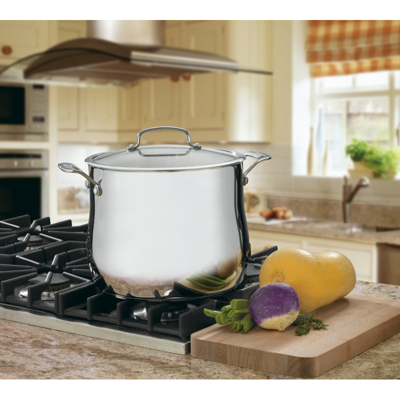 Pot de stock avec couvercle, 12 pte