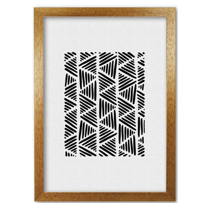 Black And White Abstract I - Print