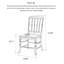 Chaise rembourrée en cuir French