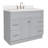 Abell 43'' Single Bathroom Vanity with White Quartz Top-60199493