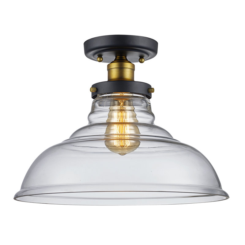 Skyler Glass Semi Flush Mount