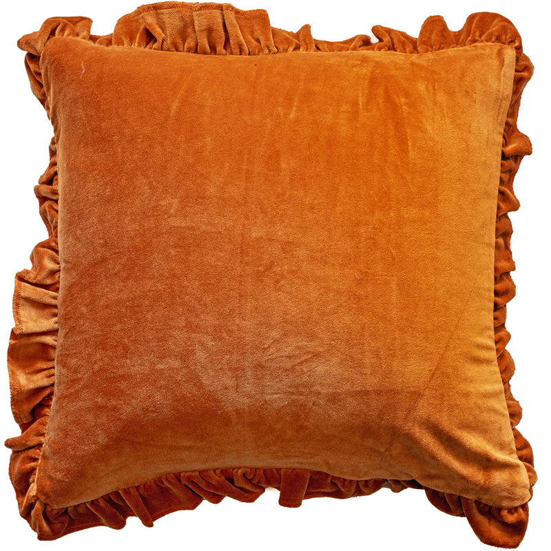 Sqaure Cushion, Rust