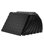Carreaux de garage imbriqués, carreaux de garage 12 x 12 x 0,53 pouces, carreaux de garage antidérapants à double face, pour garages, sous-sols, ateliers de réparation, noir