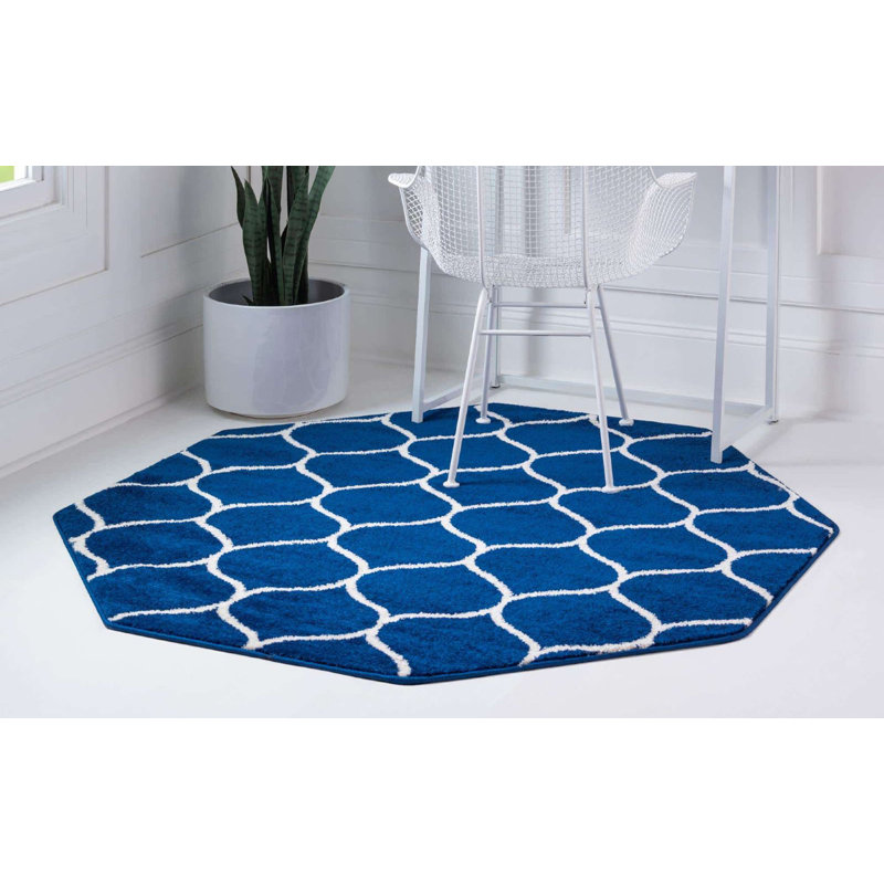 Tellaro Abstract Indoor Rug, Octagon 5' x 5'