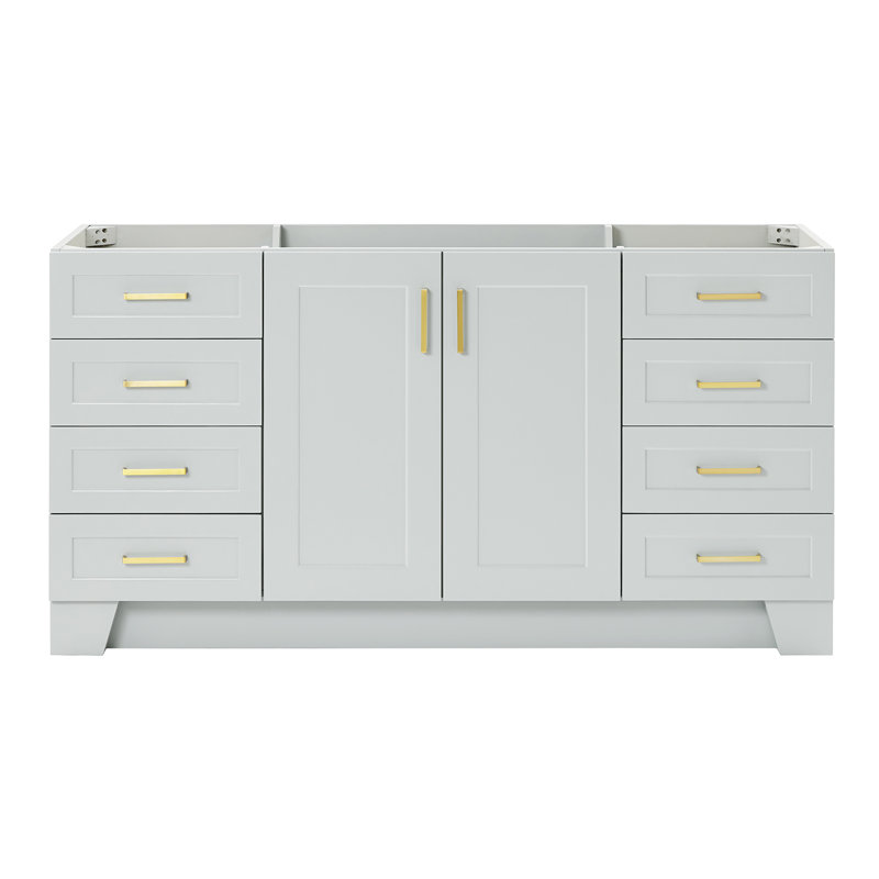66'' Single Bathroom Vanity Base Only, Gray
