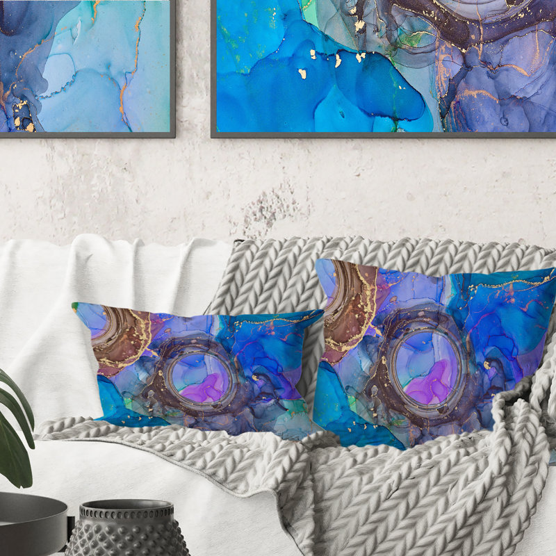 Coussin 12 "x 20" Blue Luxury