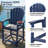 Hdpe Outdoor Adirondack Bar Chair-2081889258