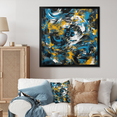 " Blue And Yellow Abstracted Realms I "