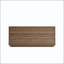 Buffet noyer avec texture ondulée 3D