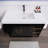Luleya 41.73228'' Single Bathroom Vanity with Acrylic Top-367953723