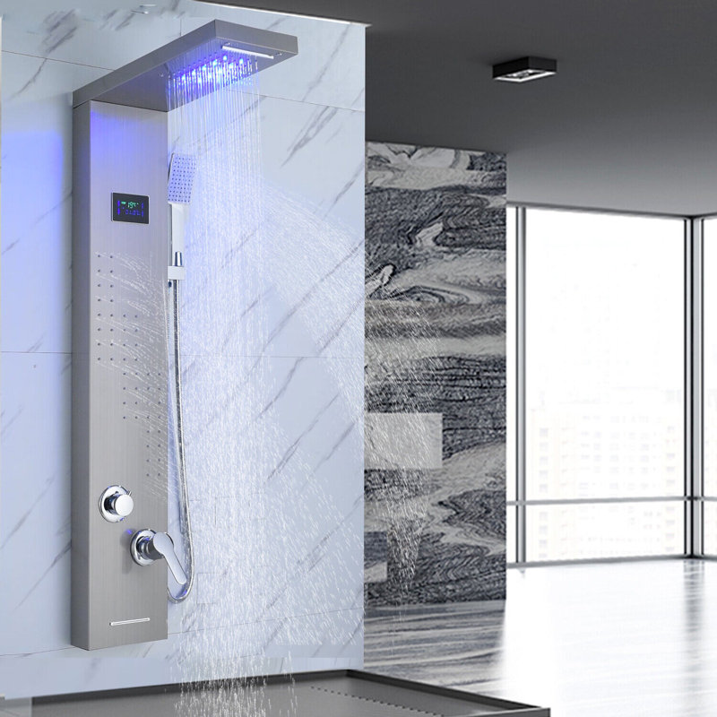 44.48'' Shower Panel with Fixed Shower Head