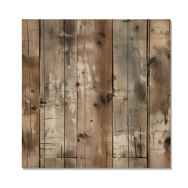 Odie - Décoration murale abstraite en bois, H 30 po x l 30 po