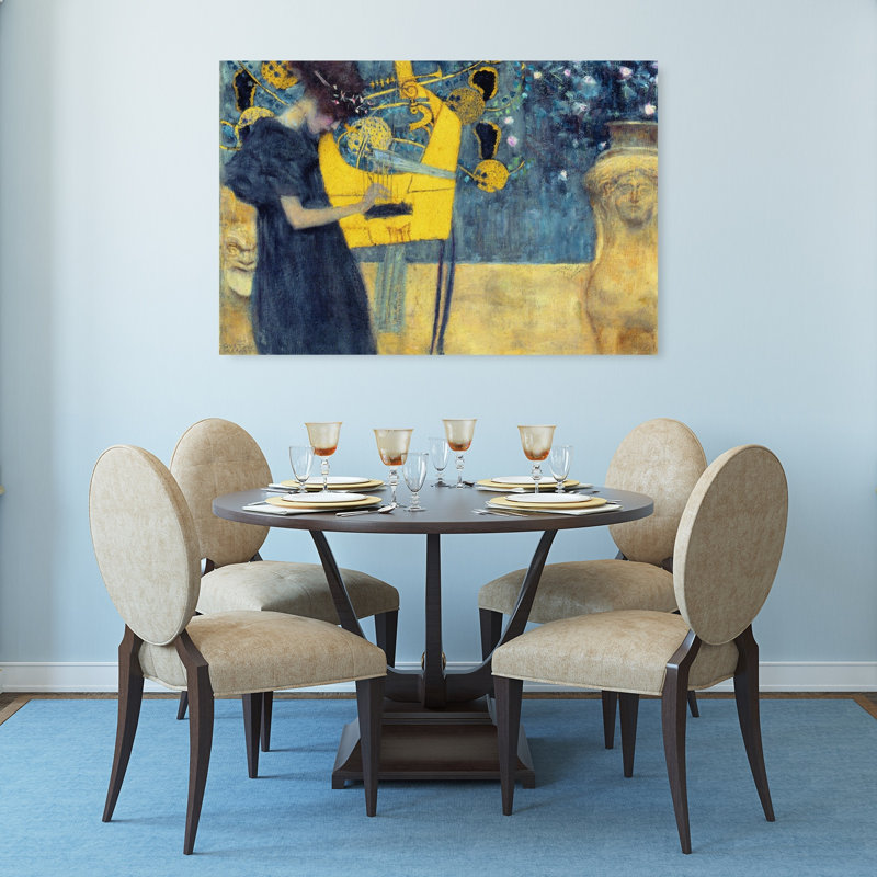 «Musik I 1895 Classic Contemporary», reproduction d'art mural, 32" H x 48" W