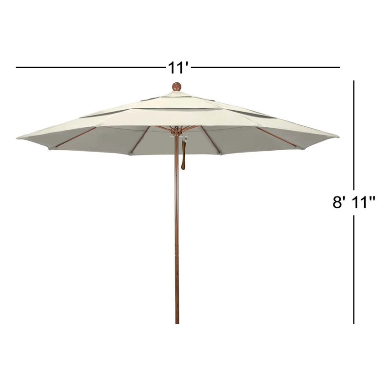 Parasol de marché 11 pi Ambroise, Performance beige antique