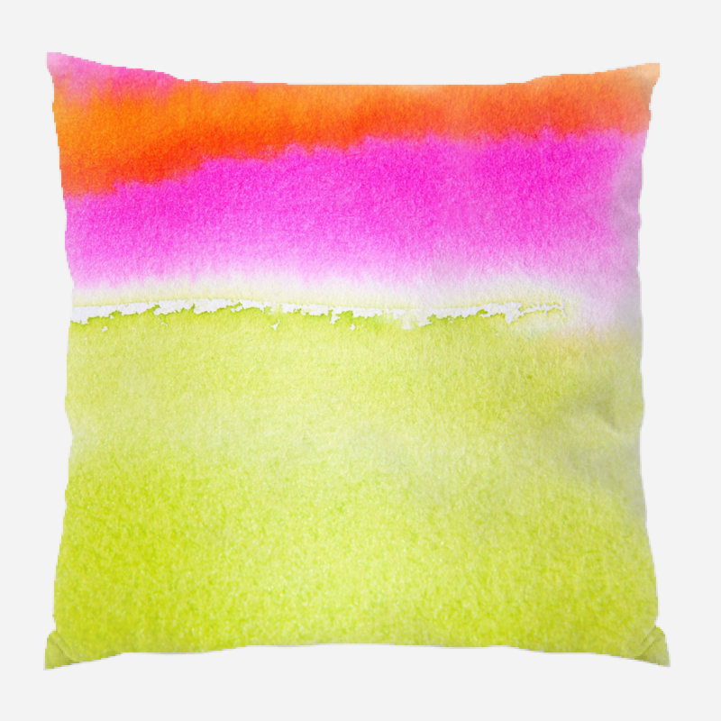 Floral Outdoor Reversible Throw Pillow, Microsuede, Indoor