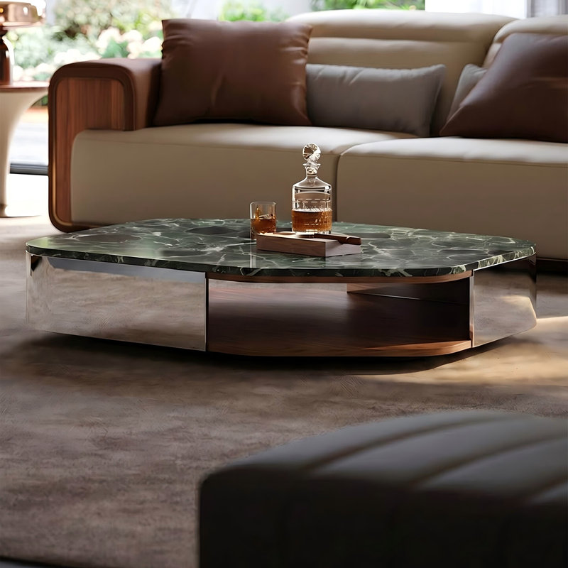 Single Coffee Table, H 12,6 po x l 47,24 po x P 27,56 po