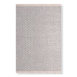 Abstract Area Rug in Black/Light Brown